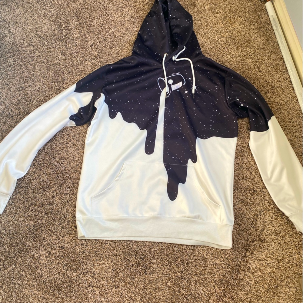 Men’s Medium Paint Bucket Galaxy Hoodie
